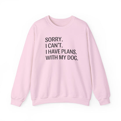 "Priorities: Dog First, World Later" Crewneck Sweatshirt