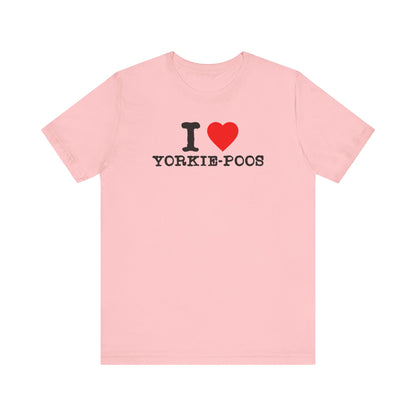 "I Heart Yorkie-Poos" - Adorable Love for Your Furry Friend