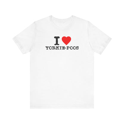 "I Heart Yorkie-Poos" - Adorable Love for Your Furry Friend