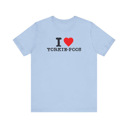 "I Heart Yorkie-Poos" - Adorable Love for Your Furry Friend