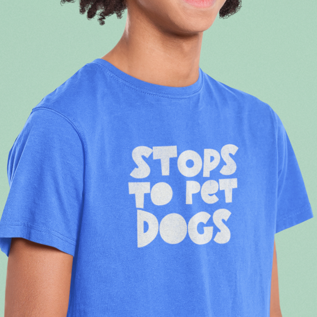 Stops to Pet Dogs T-Shirt – For the Ultimate Dog Lover