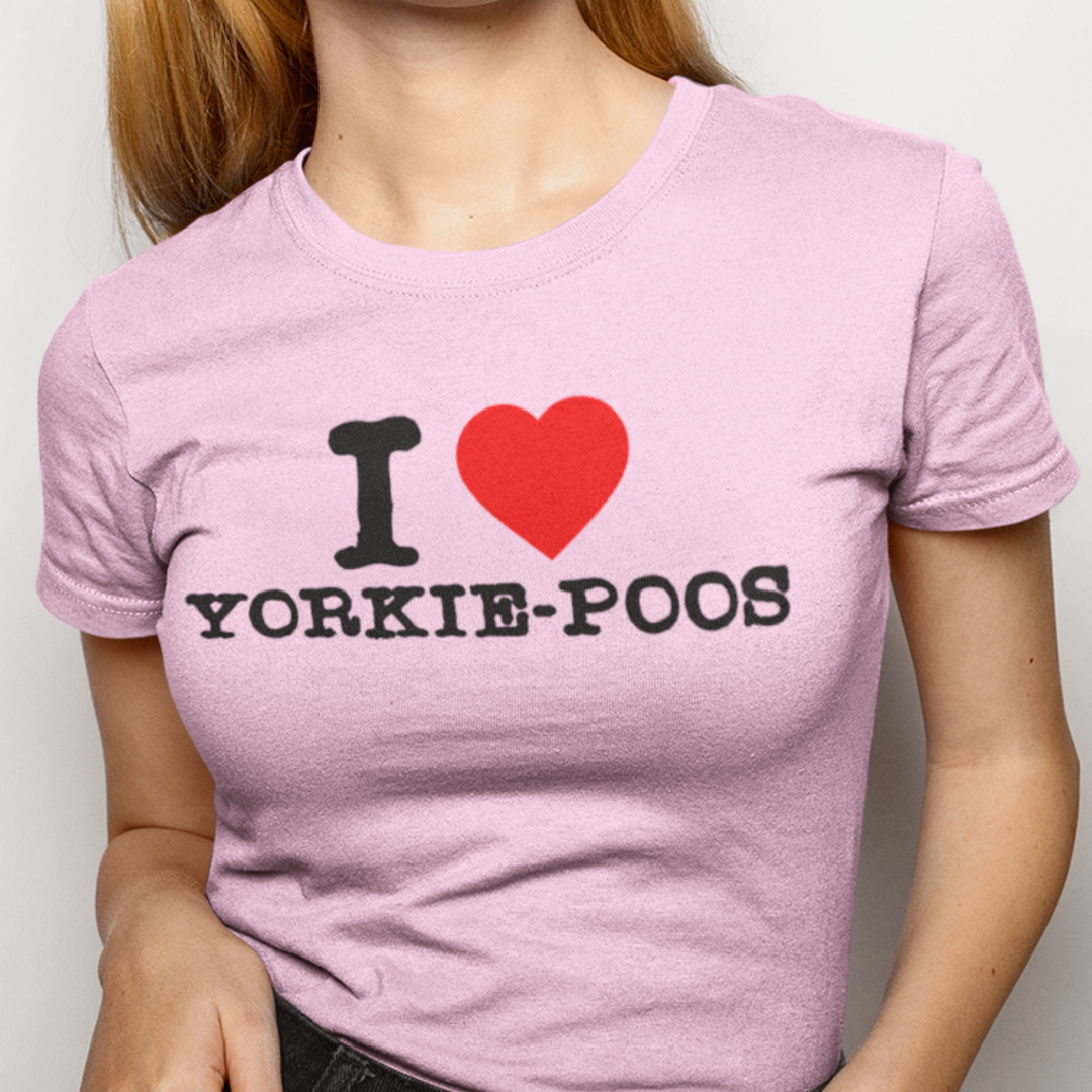 "I Heart Yorkie-Poos" - Adorable Love for Your Furry Friend