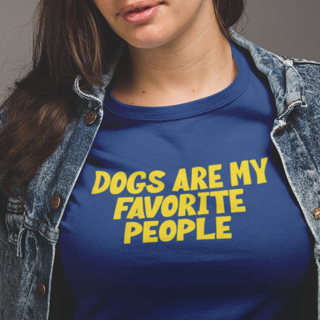 "Dogs Are My Favorite People" T-Shirt