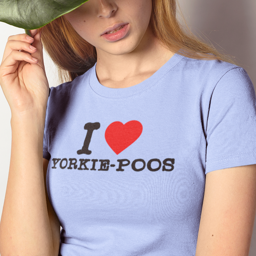 "I Heart Yorkie-Poos" - Adorable Love for Your Furry Friend