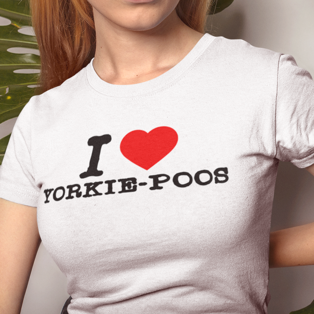 "I Heart Yorkie-Poos" - Adorable Love for Your Furry Friend