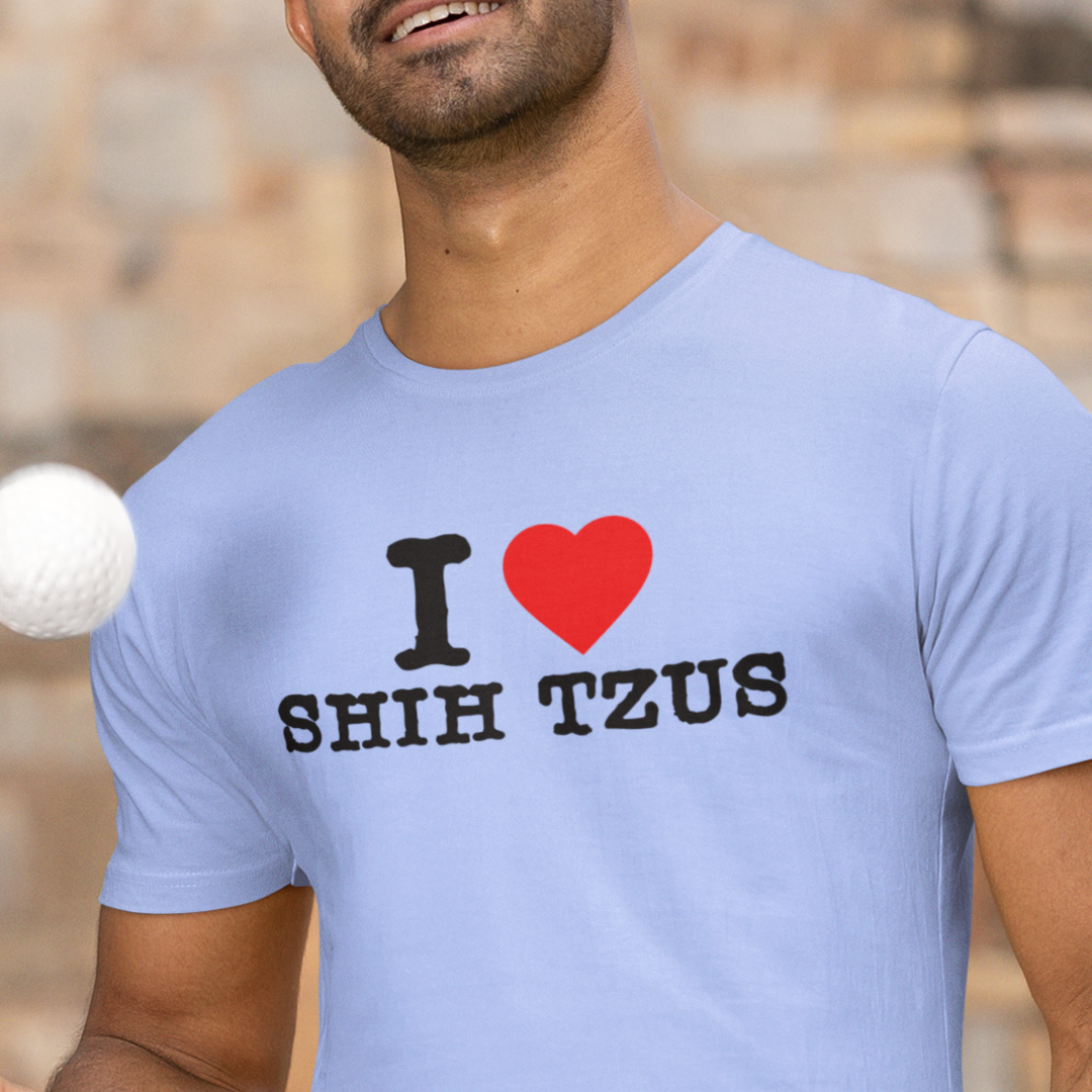 "I Heart Shih Tzus" - Adorable Love for Your Furry Companion