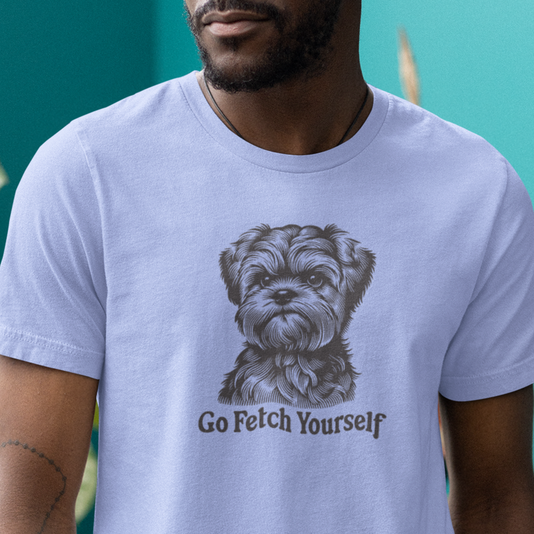 "Go Fetch Yourself" - Fun Shorkie Edition