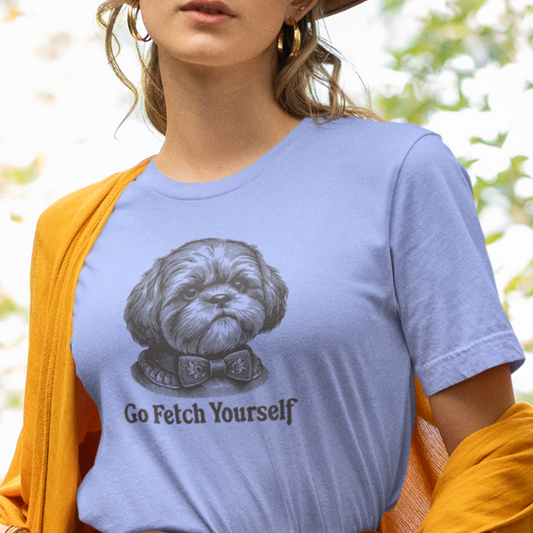 "Go Fetch Yourself" - Cheeky Shih Tzu Edition