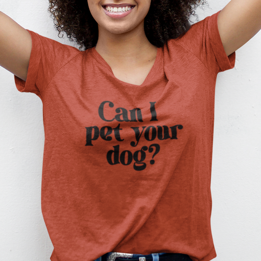 "Can I Pet Your Dog?" Tee – For Dog Lovers With No Boundaries